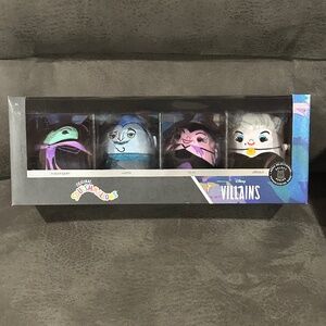 Squishmallows Select Series Disney Villains 4 Pack Box Set 4" NEW Hades Ursula